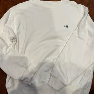 Anine Bing White Sweatshirt